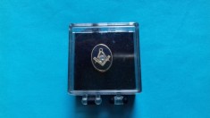 Insigna masonica cu montura cristal Swarowski