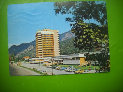 HOPCT 49667 HOTEL COZIA IN 1980 -AUTOMOBIL -CACIULATA-JUD VALCEA -CIRCULATA foto