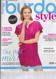 Revista Burda Nr 7/2017 Germana 98 Pagini Coperti Brosate Stare Buna 21x28cm