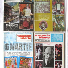 4 Reviste "MAGAZIN ISTORIC", numerele 1, 2, 3 si 4, 1970