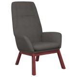 Cumpara ieftin Scaun de relaxare, gri inchis, material textil
