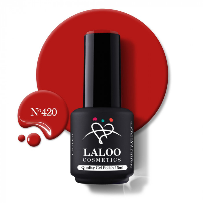 &Nu;&omicron;.420 Deep Red | Laloo gel polish 15ml