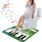Covoras de Baie, Flippy, Model Pian Electric, Interactiv, 3 Moduri, +14 Ani, din Panza, cu Baterii, 60 x 48 cm, Verde