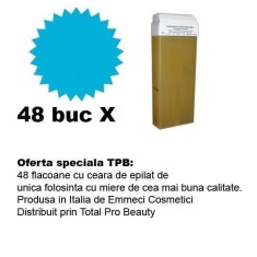 Set 48 Rezerve Ceară cu Miere &ndash; Epilare Naturală și Bl&acirc;ndă