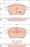TRW GDB1790 COTEC set placute frana,frana disc