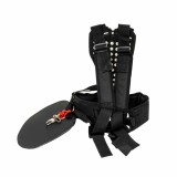 Ham reglabil profesional pentru motocoasa, negru, ergonomic si confortabil