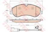 Set placute frana,frana disc FORD TRANSIT CUSTOM bus (2012 - 2016) TRW GDB1967