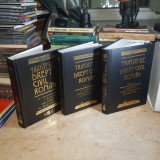 C. HAMANGIU / ROSETTI-BALANESCU - TRATAT DE DREPT CIVIL ROMAN ( 3 VOL. ) , 1998-2002 *