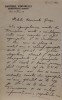 AUTOGRAF AVERESCU: Scrisoare autografă semnată din anul 1932