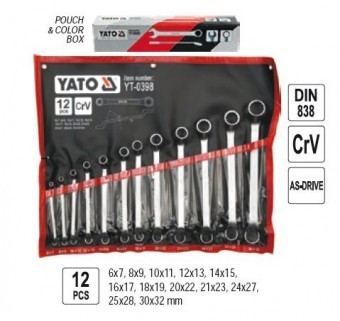 SET CHEI INELARE CU COT 6X7-30X32MM,12 BUC foto
