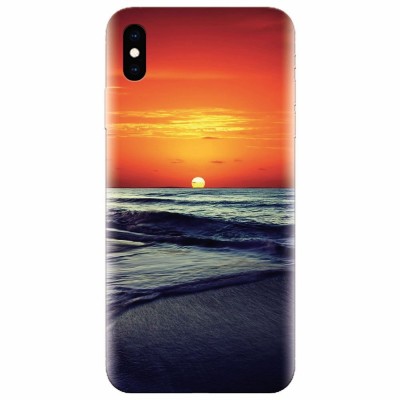 Husa silicon pentru Apple Iphone XS Max, Ocean Sunset foto