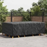 Cumpara ieftin Husă pentru mobilier de exterior Negru 300 x 200 x 90 cm 600D