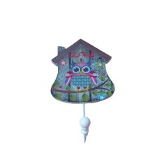 Cuier in forma de casuta , 1 agatatore, 22 cm, 1042GX-1