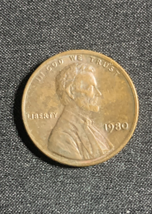 Moneda One Cent 1980 USA