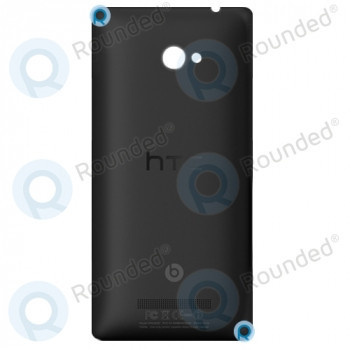 HTC Windows Phone 8X Capac baterie, ușă baterie Piesă de schimb neagră 37H10213-00M-BLTE-B05-0817 AMP-121031 foto