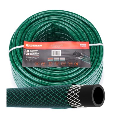 Furtun pentru gradina Garden Premium, 3/4&amp;quot;, 50 m, 3 straturi, Powermat foto