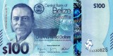 Bancnota Belize 100 Dolari 2025 - PNew UNC ( vezi descriere )