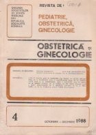 Revista de Obstetrica si Ginecologie, Octombrie-Decembrie, 1988 foto