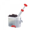 Aparat scos samburi cirese visine Floria ZLN-2522, sistem ventuza, plastic, alb/roșu, 19cm
