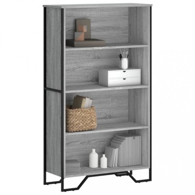 vidaXL Bibliotecă, gri sonoma, 80x31x137,5 cm, lemn prelucrat 848632 foto