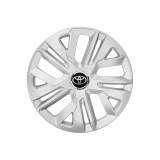 Set 4 Capace Roti 15 inchi (R15) Raven Gri, Compatibile Cu Toyota, Autohelix MSA