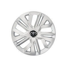 Set 4 Capace Roti 15 inchi (R15) Raven Gri, Compatibile Cu Toyota foto