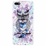 Husa silicon pentru Huawei Y6 Pro 2017, Abstract Owl
