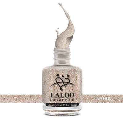 140 Bronze chuncky glitter | Laloo gel polish 15m foto