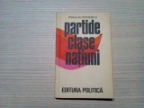 PARTIDE, CLASE, NATIUNI - M. M. Petrescu (dedicatie-autograf) - 1977, 255 p.