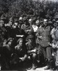 Negativ Celuloid Ofiteri Romani WWII, Fotografie Militara 6x4.5cm, Colectie Al Doilea Razboi Mondial