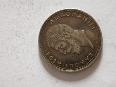 Moneda ARGINT 50 BANI 1914 , CAROL I