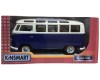 Macheta Volkswagen Transporter Samba bus 62 scara 1/24 albastru