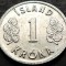 Moneda 1 COROANA - ISLANDA, anul 1978 * cod 552 A