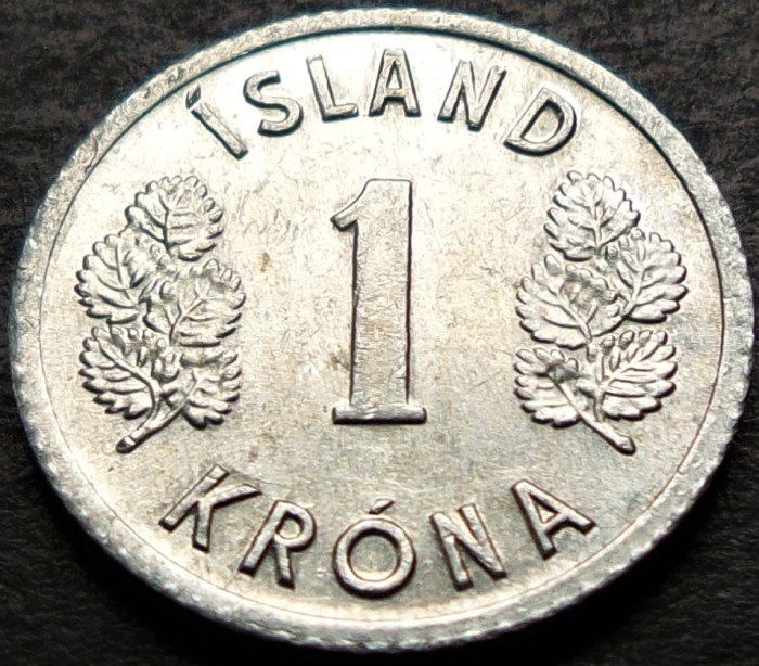 Moneda 1 COROANA - ISLANDA, anul 1978 * cod 552 A