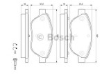 Set placute frana,frana disc FIAT MULTIPLA (186) (1999 - 2010) BOSCH 0 986 494 074
