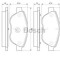 Set placute frana,frana disc FIAT DOBLO Microbus (223, 119) (2001 - 2016) BOSCH 0 986 494 074