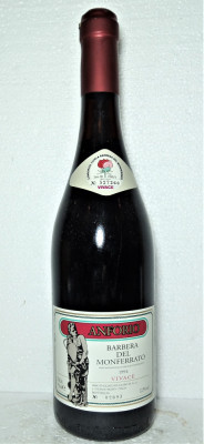 R. 40 BARBERA DEL MONFERRATO, DOC, ANFORIO,,Recoltare 1994 CL 75 GR 12,5 foto