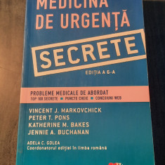 Medicina de urgenta secrete Vincent J. Markovchick Adela Golea