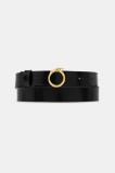 Trussardi curea de piele culoarea negru, B351B000003N
