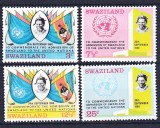 DB1 Colonii Swaziland 1969 Admiterea la ONU 4 v. MNH, Nestampilat