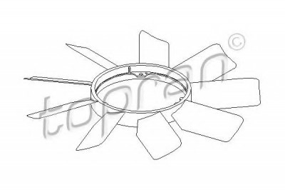 Elice ventilator racire motor MERCEDES SPRINTER 4-t caroserie (904) (1996 - 2006) TOPRAN 400 995 foto