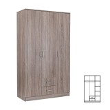 Cumpara ieftin Dulap Miami 120x205 cm stejar York-stejar York