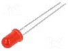 Dioda LED, 5mm, ro&amp;#351;ie, 250...600mcd, 20mA, 1,8...2,6V, BRIGHTEK (EUROPE) - N0R01L45