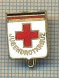 Y 574 INSIGNA -MEDICALA-CRUCEA ROSIE-JUGENDROTKREUZ-GERMANIA-PENTRU COLECTIONARI