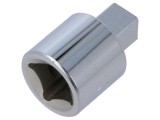 Cap pătrat tubular 1/2" 35mm oţel crom-vanadium