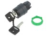 Comutator rotativ cu cheie 22mm negru