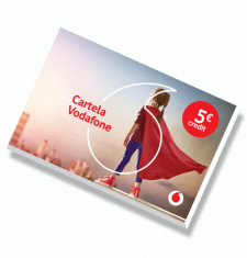 Cartela SIM (cu numar nou) PrePay Vodafone, 5 EUR foto