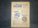 REVISTA PROGRAMUL LOTO PRONOSPORT 12 NOIEMBRIE 1985 PREZENTARE ECHIPA MILAN