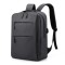 Rucsac, pentru Laptop, Gentleman Tech, din panza oxford, Impermeabil si durabil, 42 x 30 x 12 cm, negru, port usb integrat