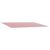 vidaXL Țesătură de copertină de &icirc;nlocuire Roșu și Alb 500 &times; 300 cm 3444313